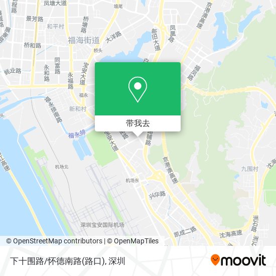 下十围路/怀德南路(路口)地图