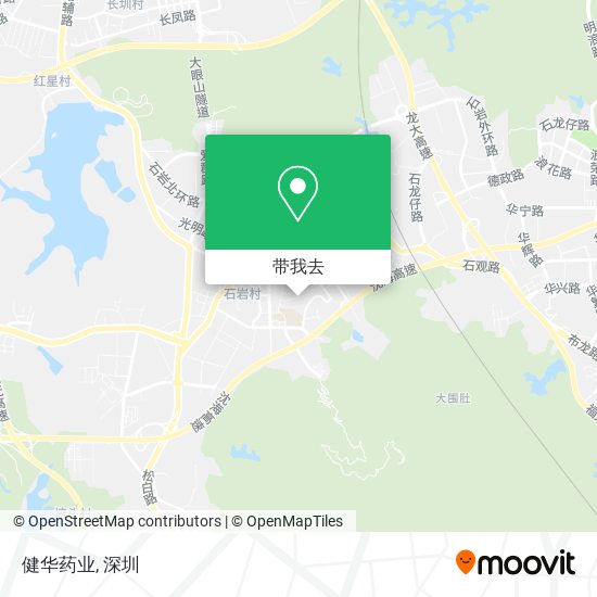 健华药业地图