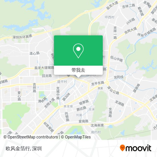 欧风金箔行地图