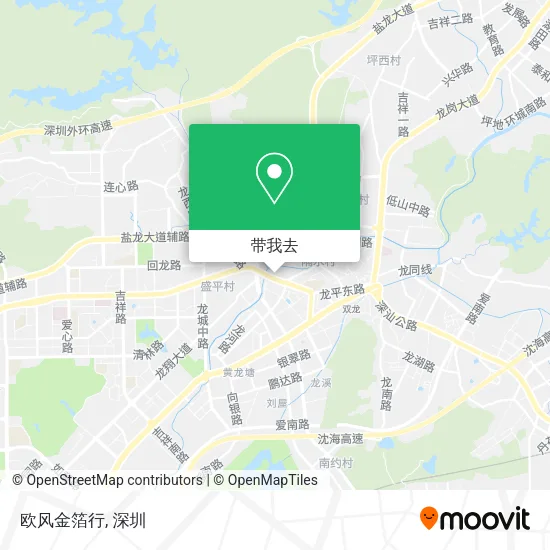欧风金箔行地图