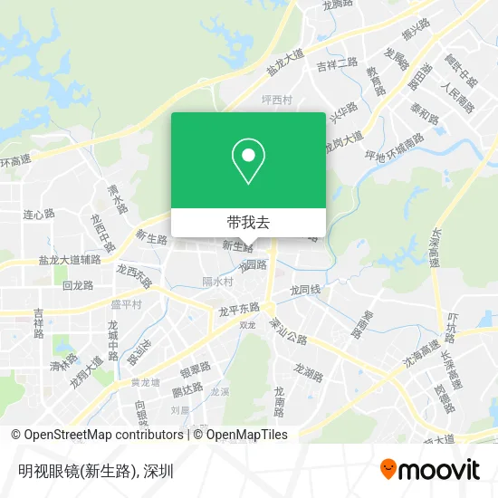 明视眼镜(新生路)地图