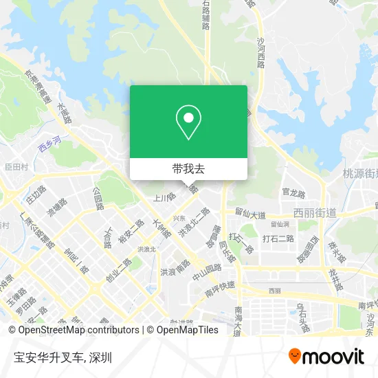 宝安华升叉车地图