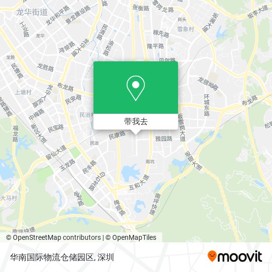 华南国际物流仓储园区地图