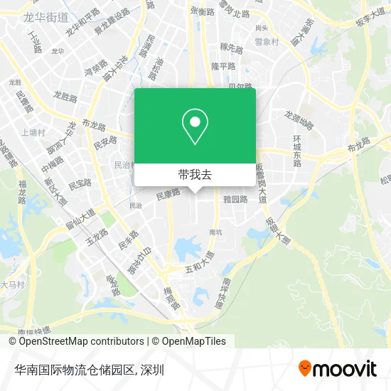 华南国际物流仓储园区地图