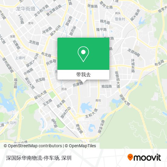 深国际华南物流-停车场地图