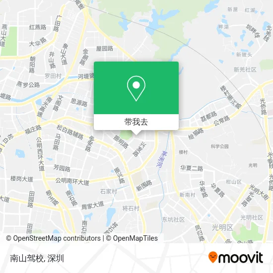 南山驾校地图
