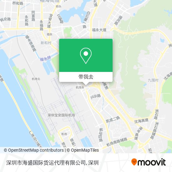 深圳市海盛国际货运代理有限公司地图