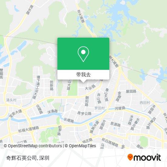 奇辉石英公司地图