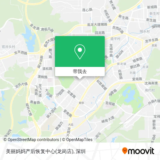 美丽妈妈产后恢复中心(龙岗店)地图
