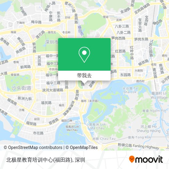 北极星教育培训中心(福田路)地图