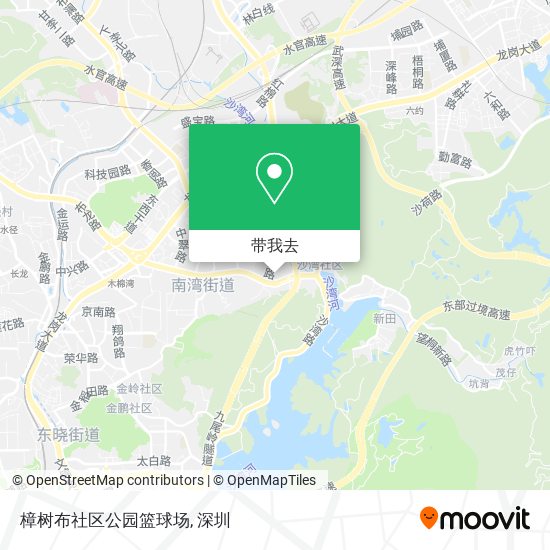 樟树布社区公园篮球场地图