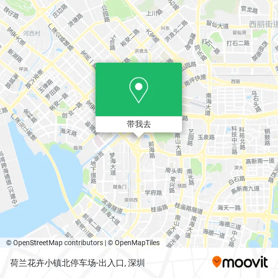 荷兰花卉小镇北停车场-出入口地图