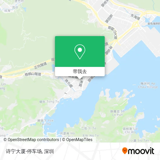 诗宁大厦-停车场地图