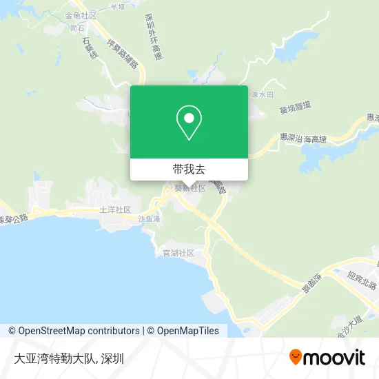 大亚湾特勤大队地图