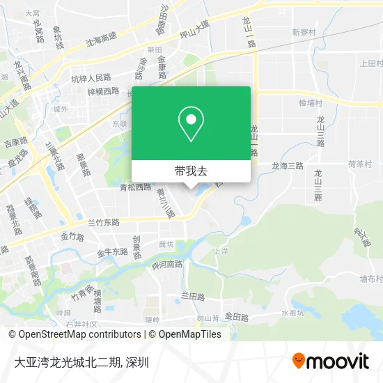 大亚湾龙光城北二期地图