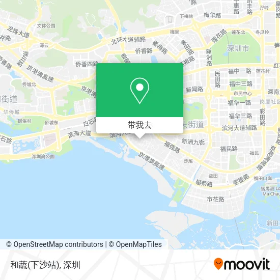 和蔬(下沙站)地图
