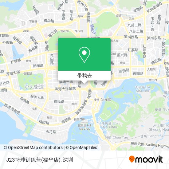 J23篮球训练营(福华店)地图