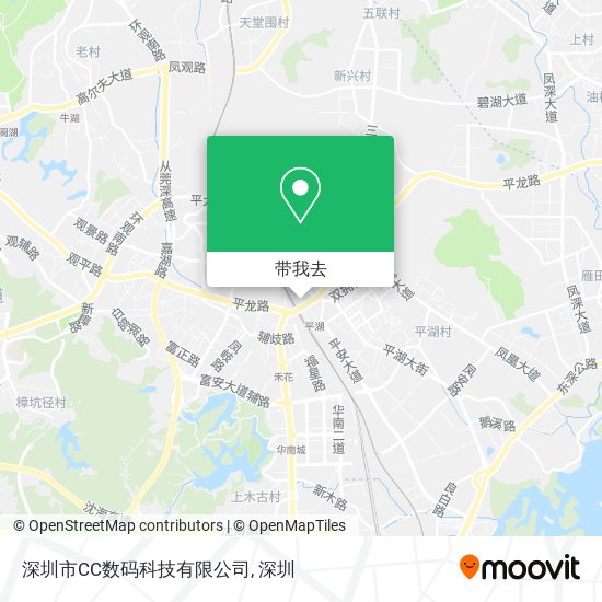 深圳市CC数码科技有限公司地图