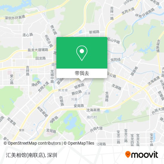 汇美相馆(南联店)地图