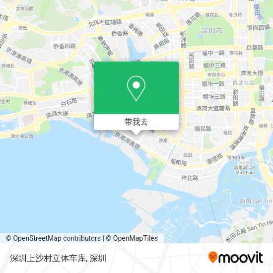 深圳上沙村立体车库地图