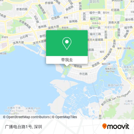 广播电台路1号地图