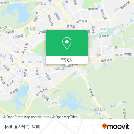 比亚迪四号门地图