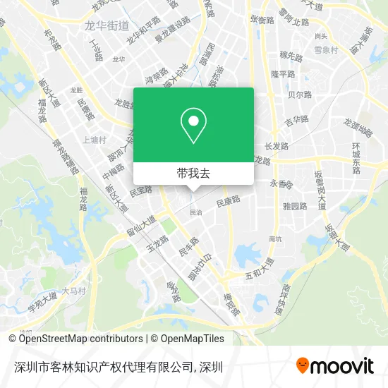 深圳市客林知识产权代理有限公司地图