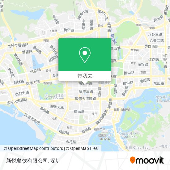 新悦餐饮有限公司地图