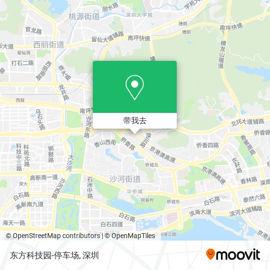 东方科技园-停车场地图