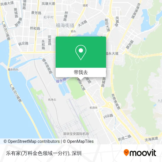 乐有家(万科金色领域一分行)地图