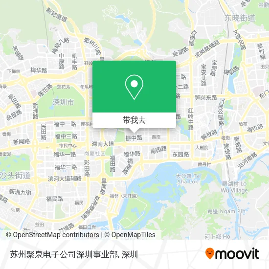 苏州聚泉电子公司深圳事业部地图