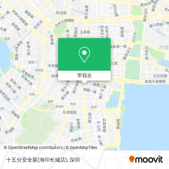 十五分安全菜(海印长城店)地图