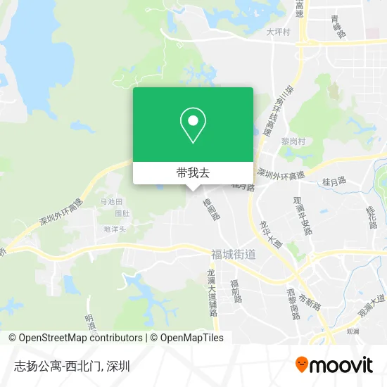 志扬公寓-西北门地图