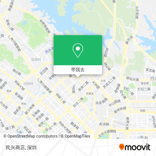 民兴商店地图