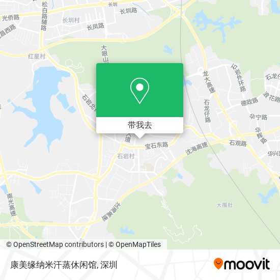 康美缘纳米汗蒸休闲馆地图