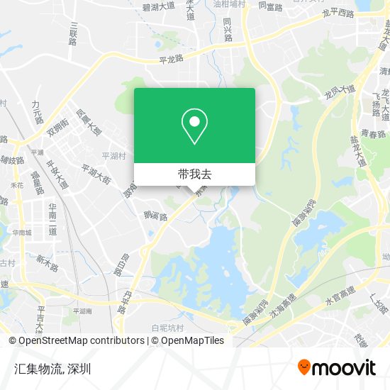 汇集物流地图