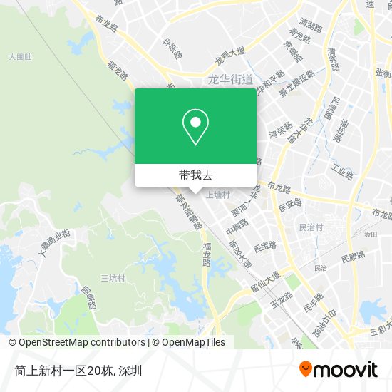 简上新村一区20栋地图