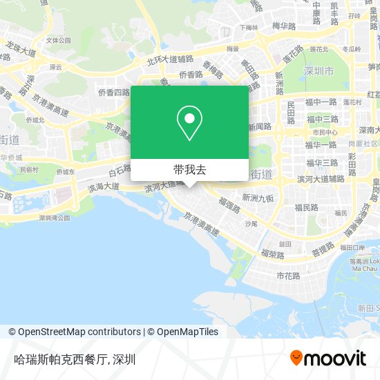 哈瑞斯帕克西餐厅地图