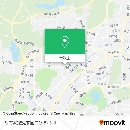 乐有家(碧湖花园二分行)地图