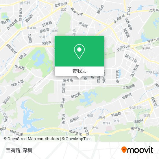 宝荷路地图