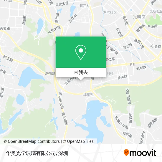华奥光学玻璃有限公司地图