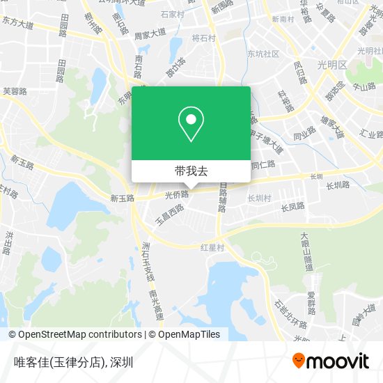 唯客佳(玉律分店)地图