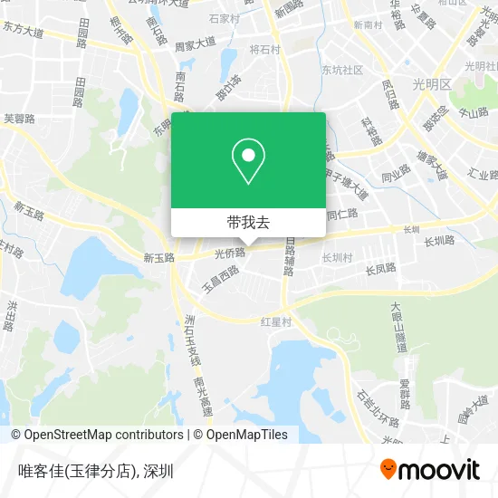 唯客佳(玉律分店)地图
