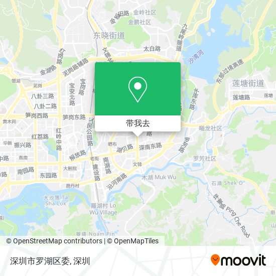 深圳市罗湖区委地图