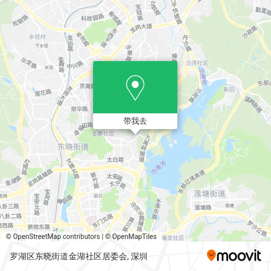 罗湖区东晓街道金湖社区居委会地图