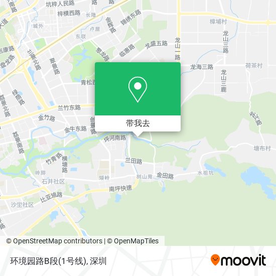 环境园路B段(1号线)地图