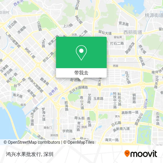 鸿兴水果批发行地图