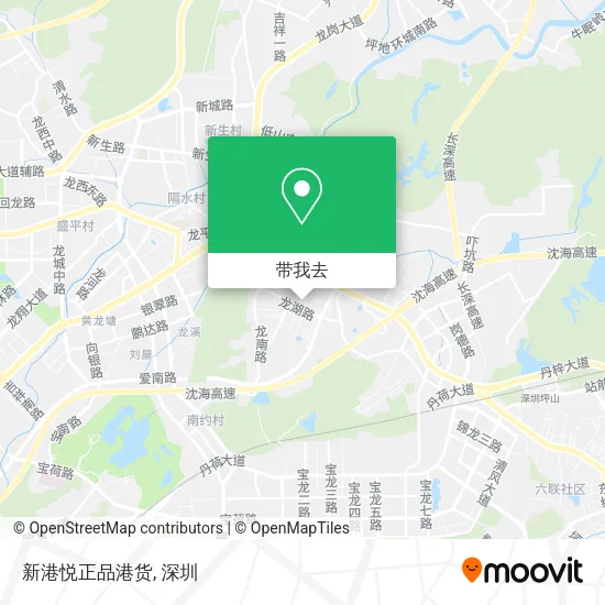 新港悦正品港货地图