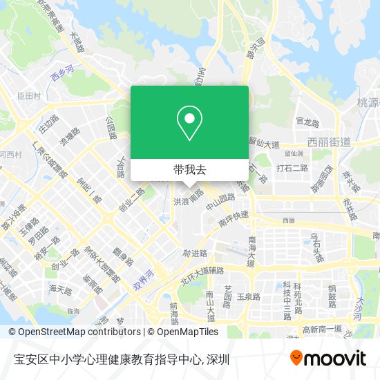 宝安区中小学心理健康教育指导中心地图