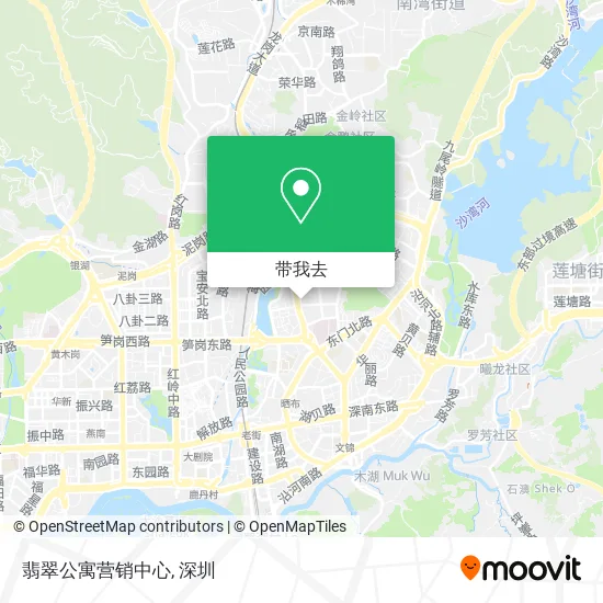 翡翠公寓营销中心地图